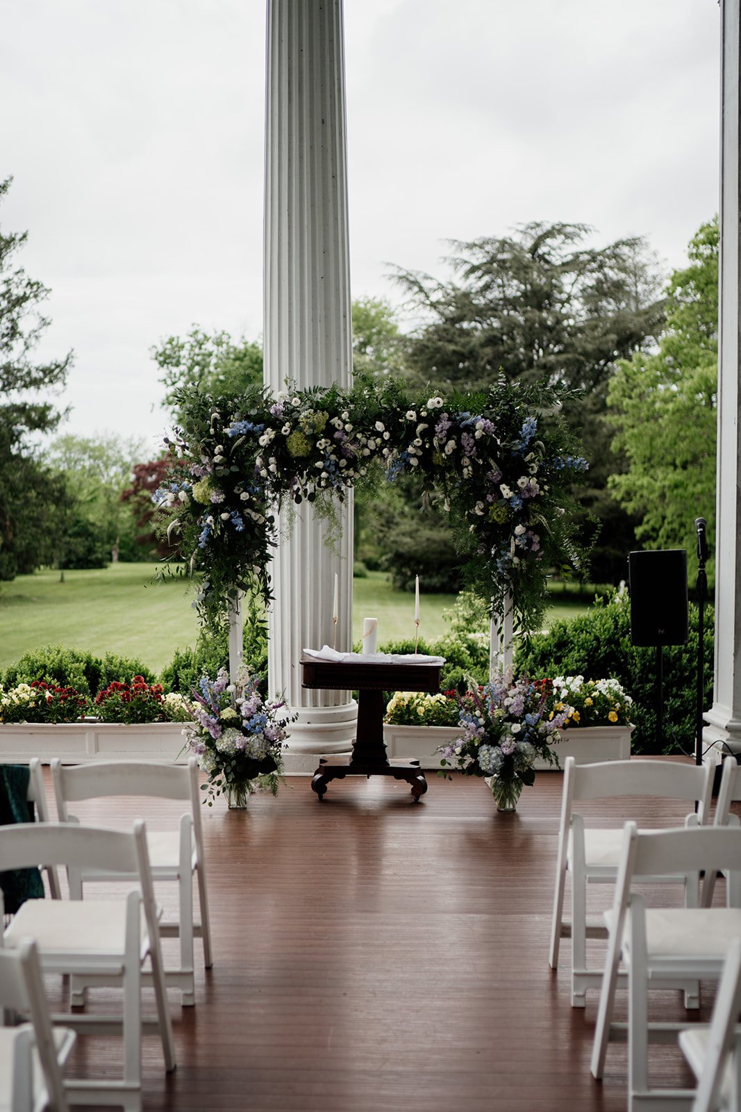 Historic Rosemont Manor wedding ceremony ideas