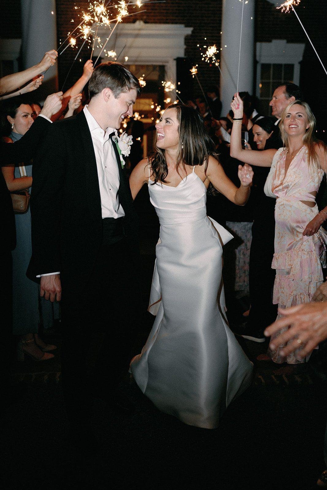 wedding sparkler exit inspiration