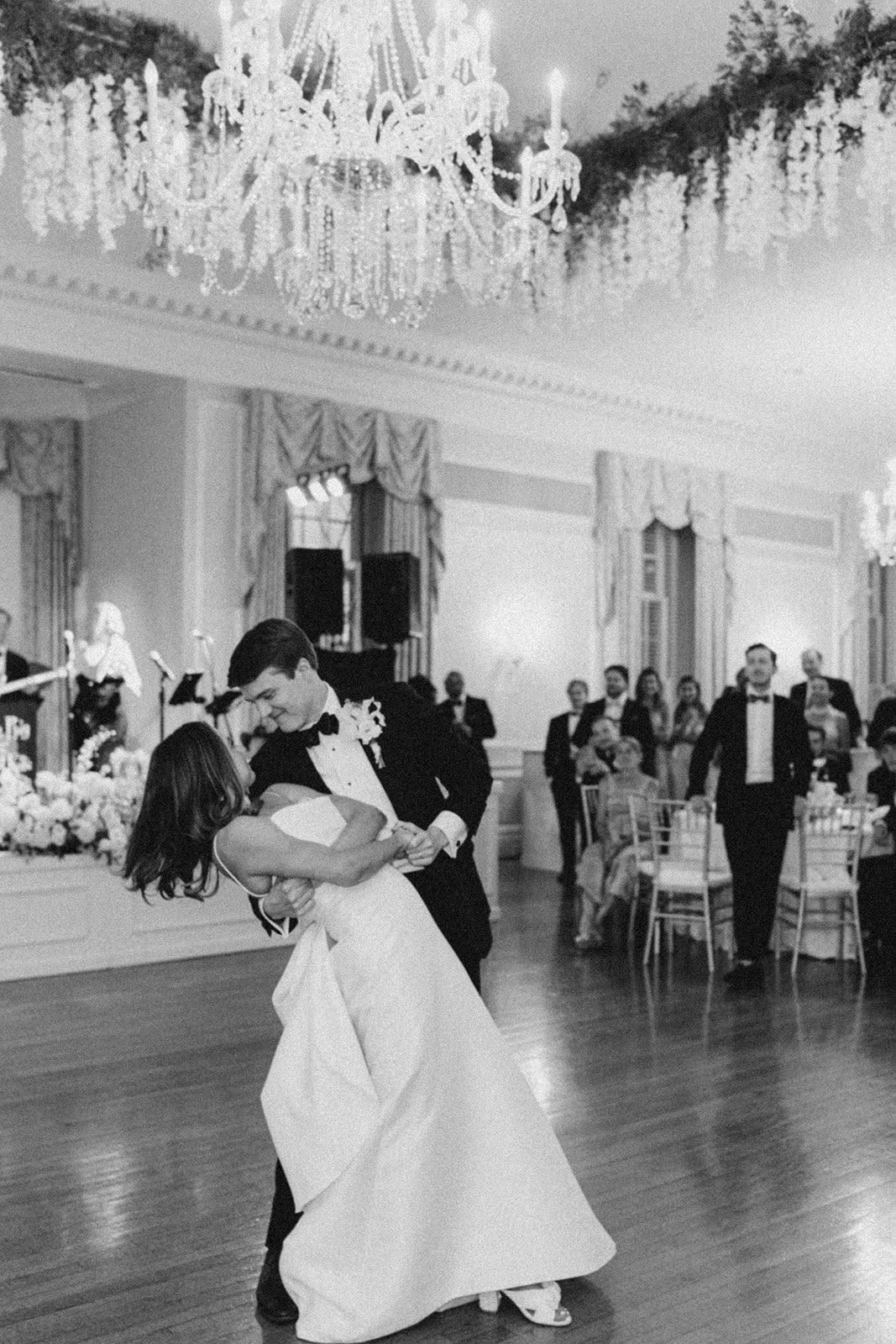 Farmington Country Club Wedding Big Ray and the Kool Kats bride and groom first dance