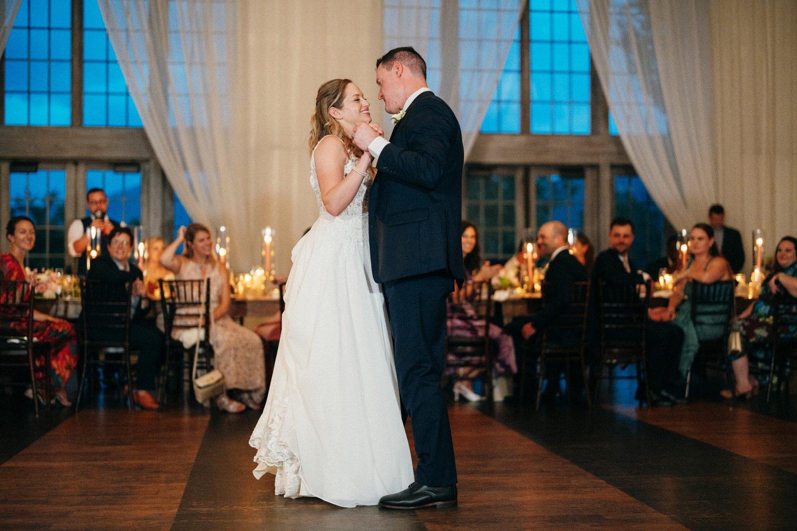 Veritas Vineyards & Winery bride and groom first dance