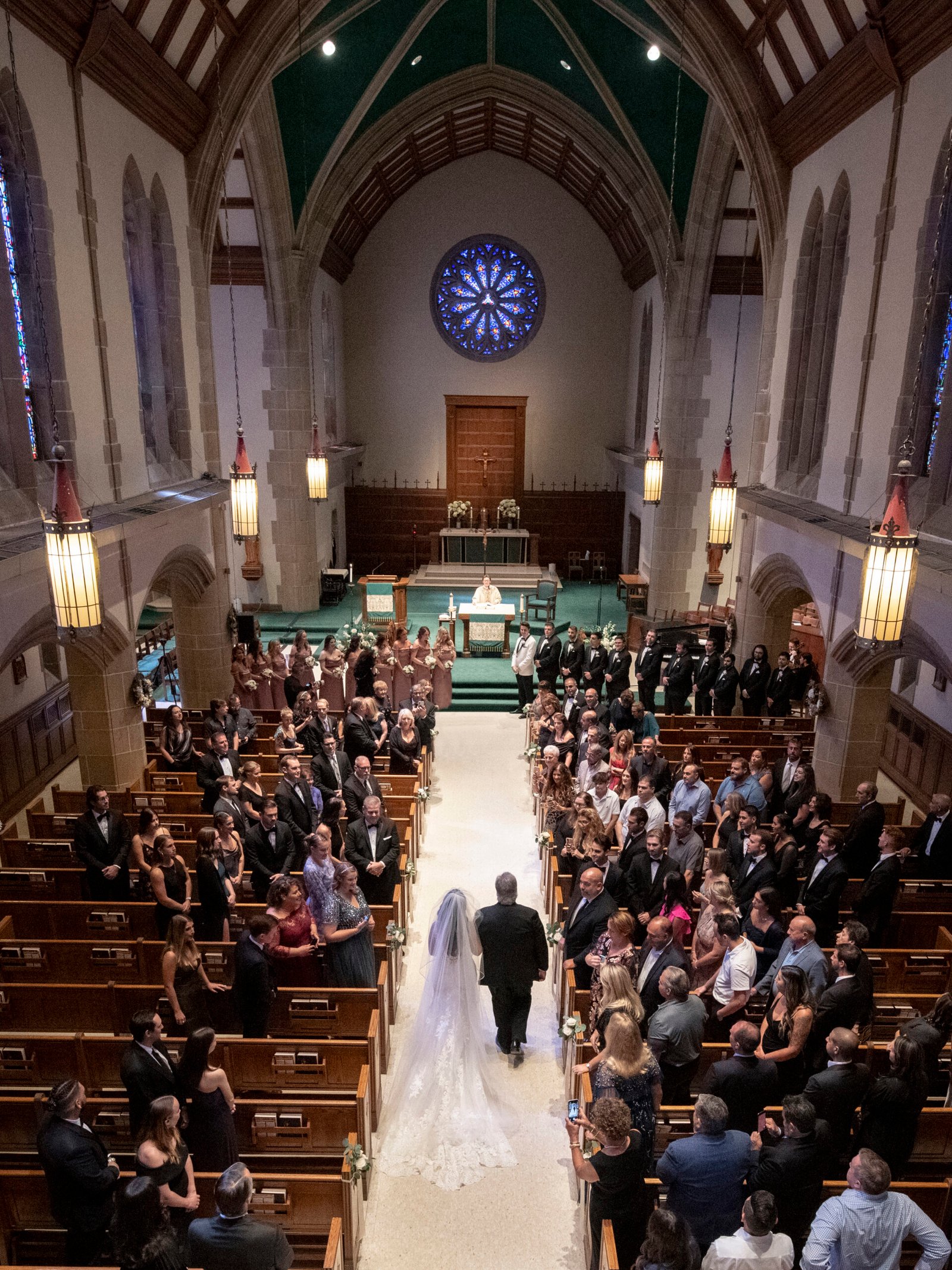 wedding ceremony bridal procession
