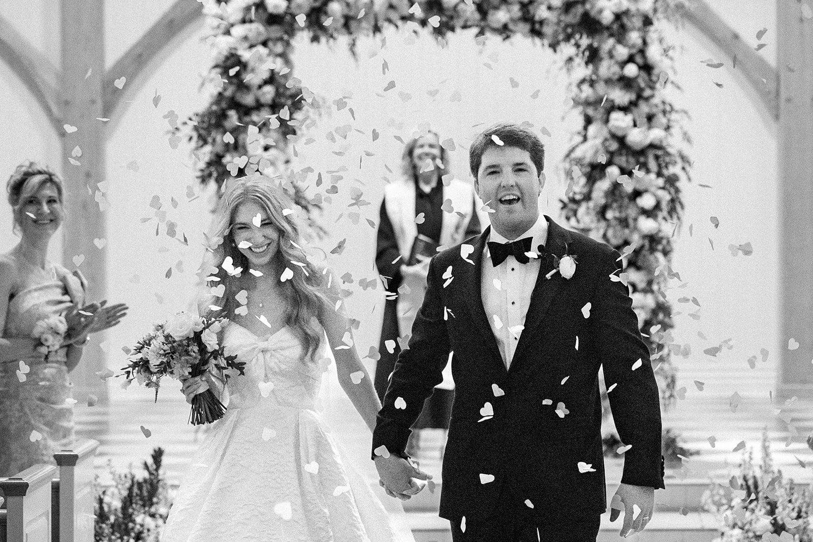 Wedding ceremony recessional The Greenbrier