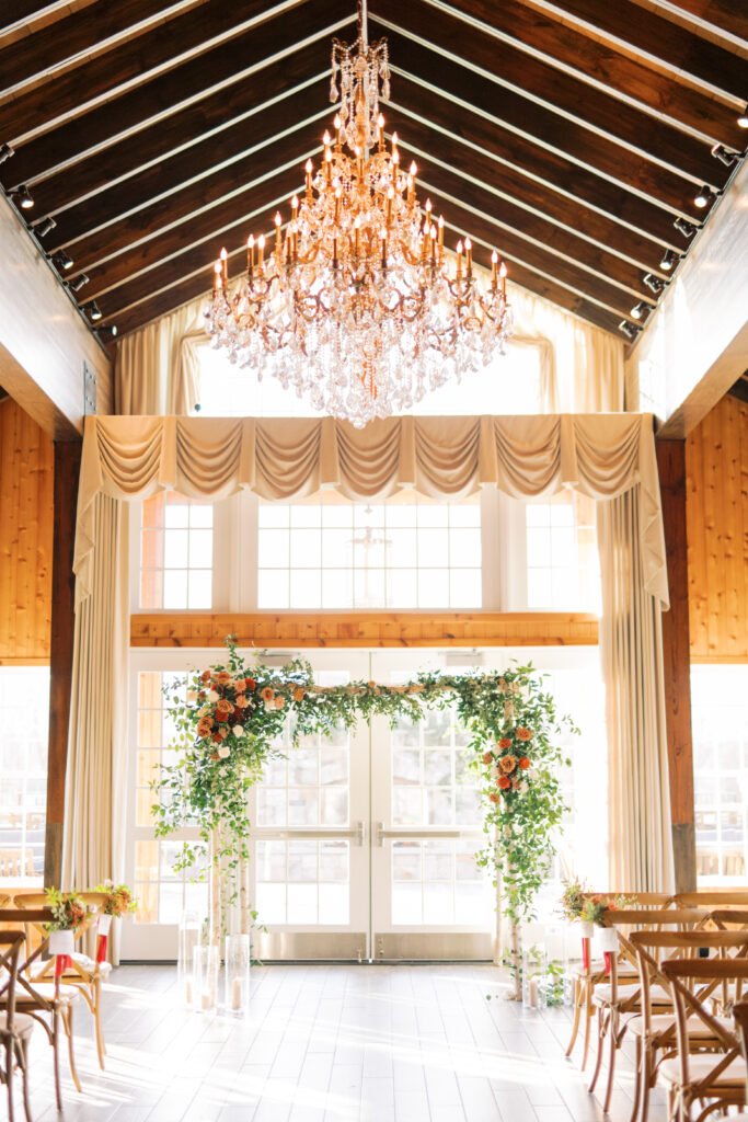 Mount Ida Farm The Lodge wedding ceremony