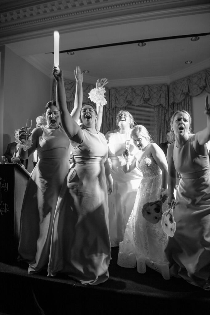 big ray and the kool kats bride on stage