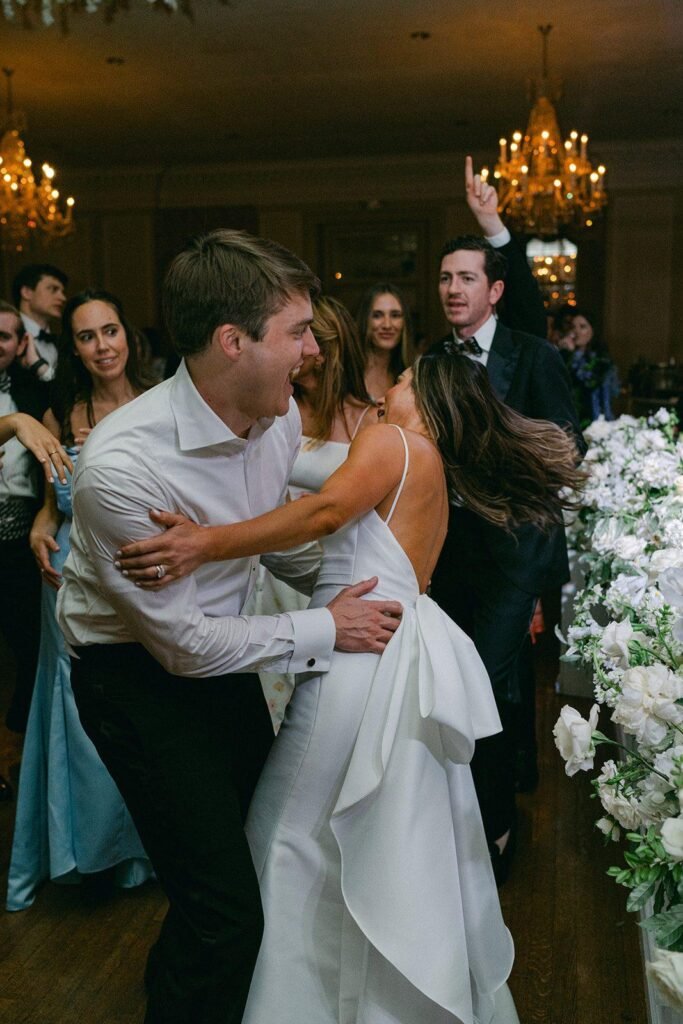 Farmington Country Club weddings big ray and the kool kats bride and groom