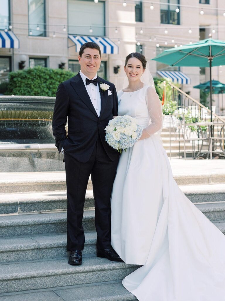 Willard InterContinental Weddings | Luxury Hotel Wedding Venue in Washington, DC bride and groom portrait