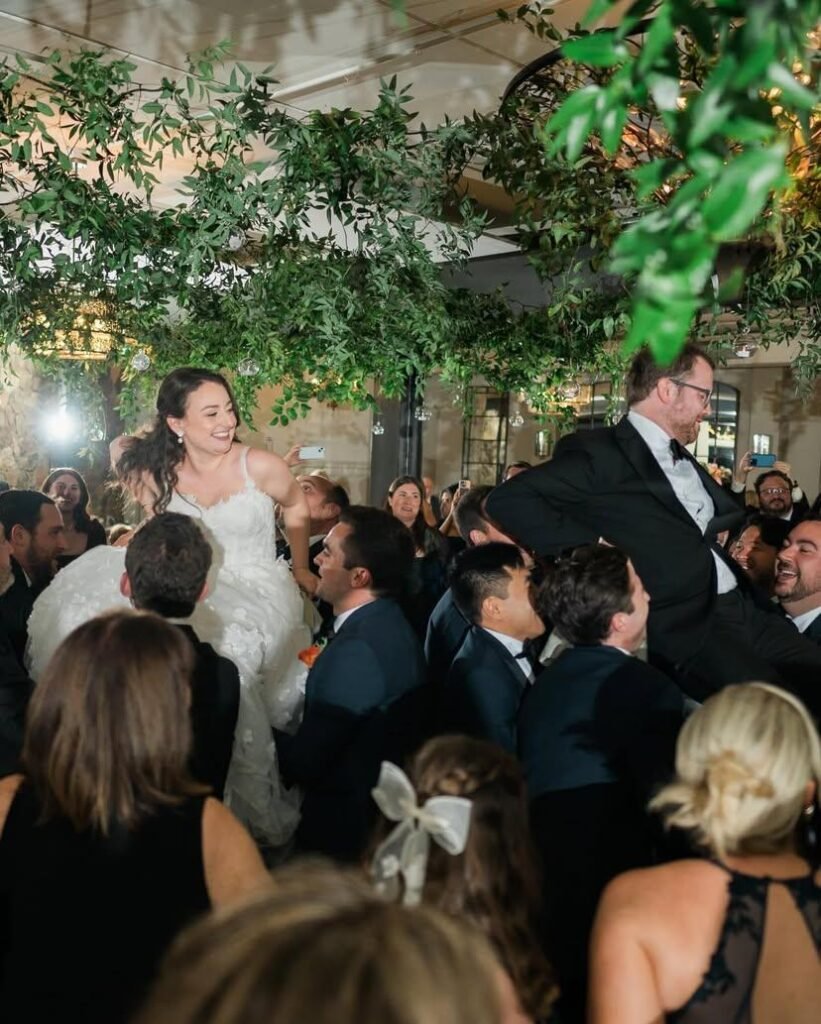 Stone Tower Winery Weddings bride and groom hora