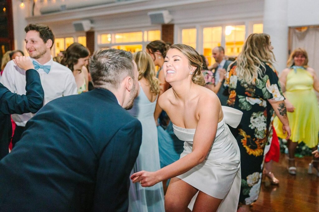 Big Ray and the Kool Kats bride and groom party dancing