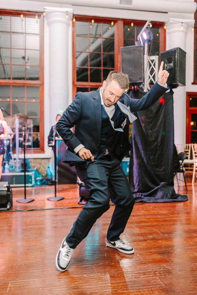 Big Ray and the Kool Kats wedding groom dancing